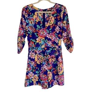 YUMI KIM Liz Silk‎ Floral Romper, M